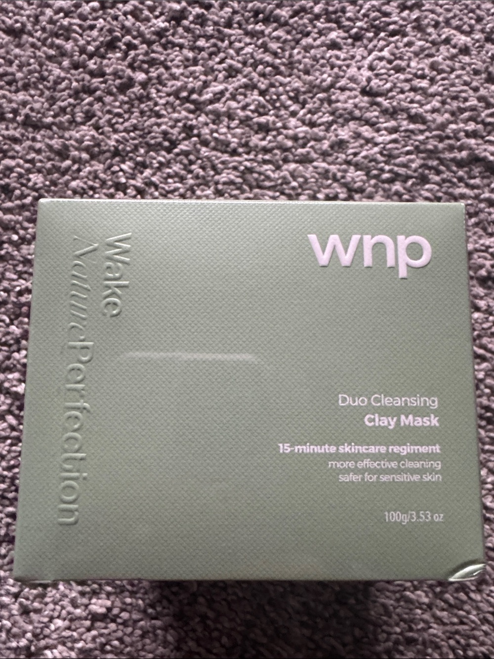 WNP (Wake Nature Perfection) Duo Cleansing Clay Mask-NIB 100g Full Size